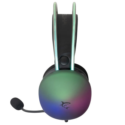 Cuffia Gaming Stereo con Microfono e Illuminazione RGB su Cuffie e Archetto Nero FIREFLY