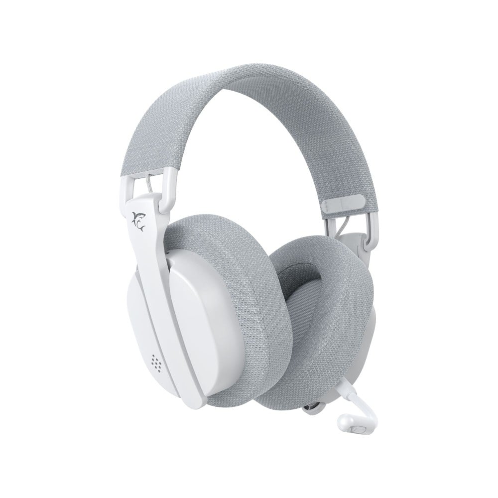 Cuffia Gaming Wireless BT con Microfono Bianco FIRECREST