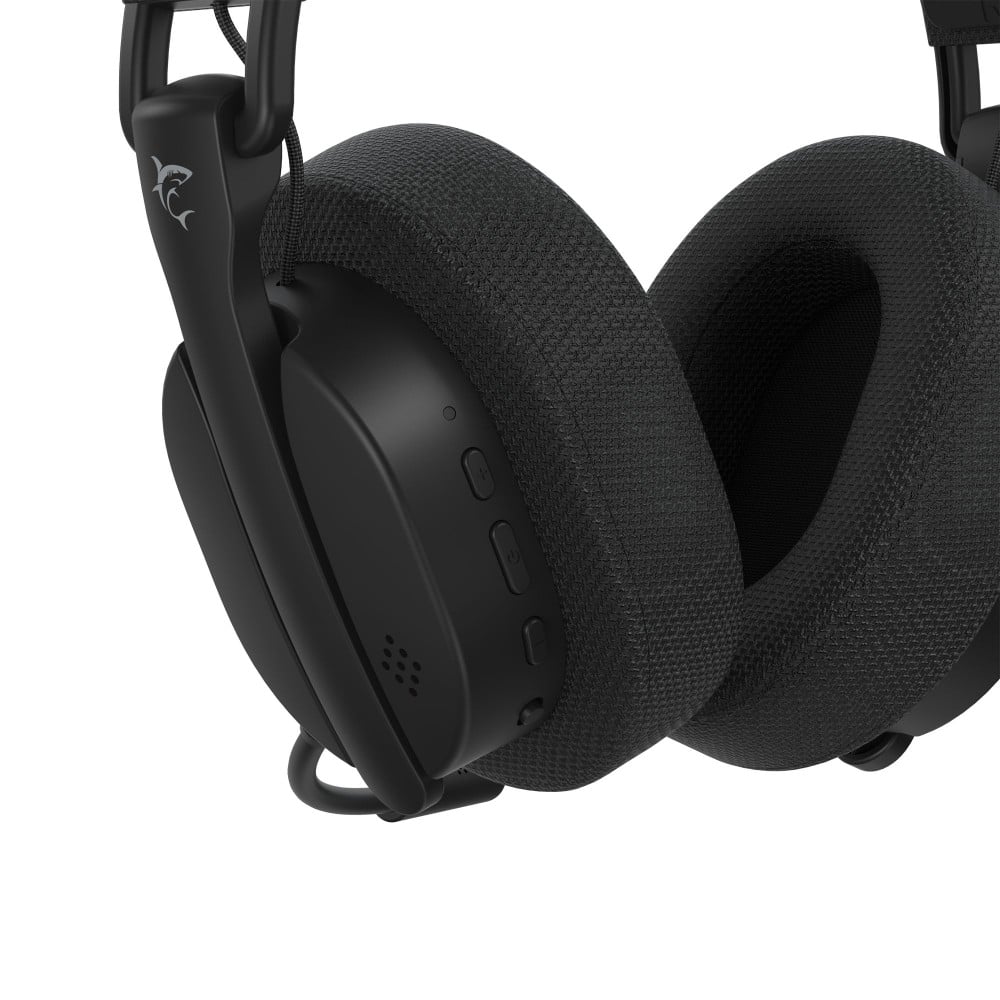 Cuffia Gaming Wireless BT con Microfono Nero FIRECREST