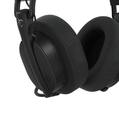 Cuffia Gaming Wireless BT con Microfono Nero FIRECREST