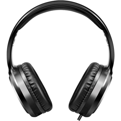 Cuffia Stereo Pieghevole con Microfono Jack 3,5 mm Nero