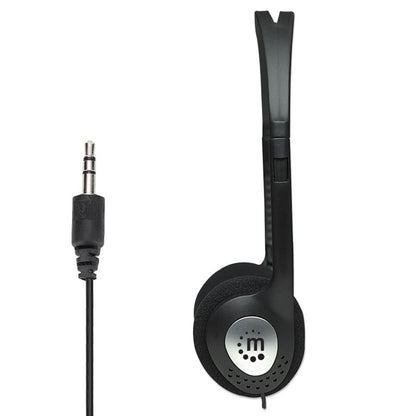 Cuffia Stereo con Auricolari Imbottiti