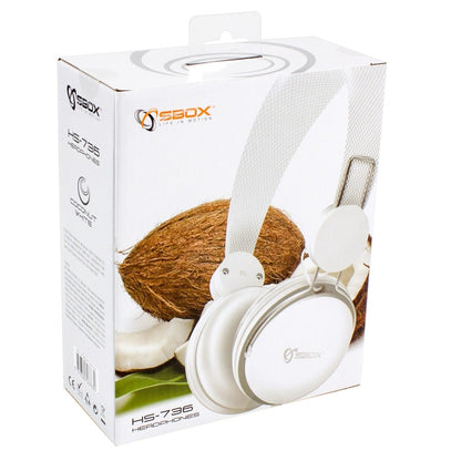 Cuffia multimediale HS-736 bianca