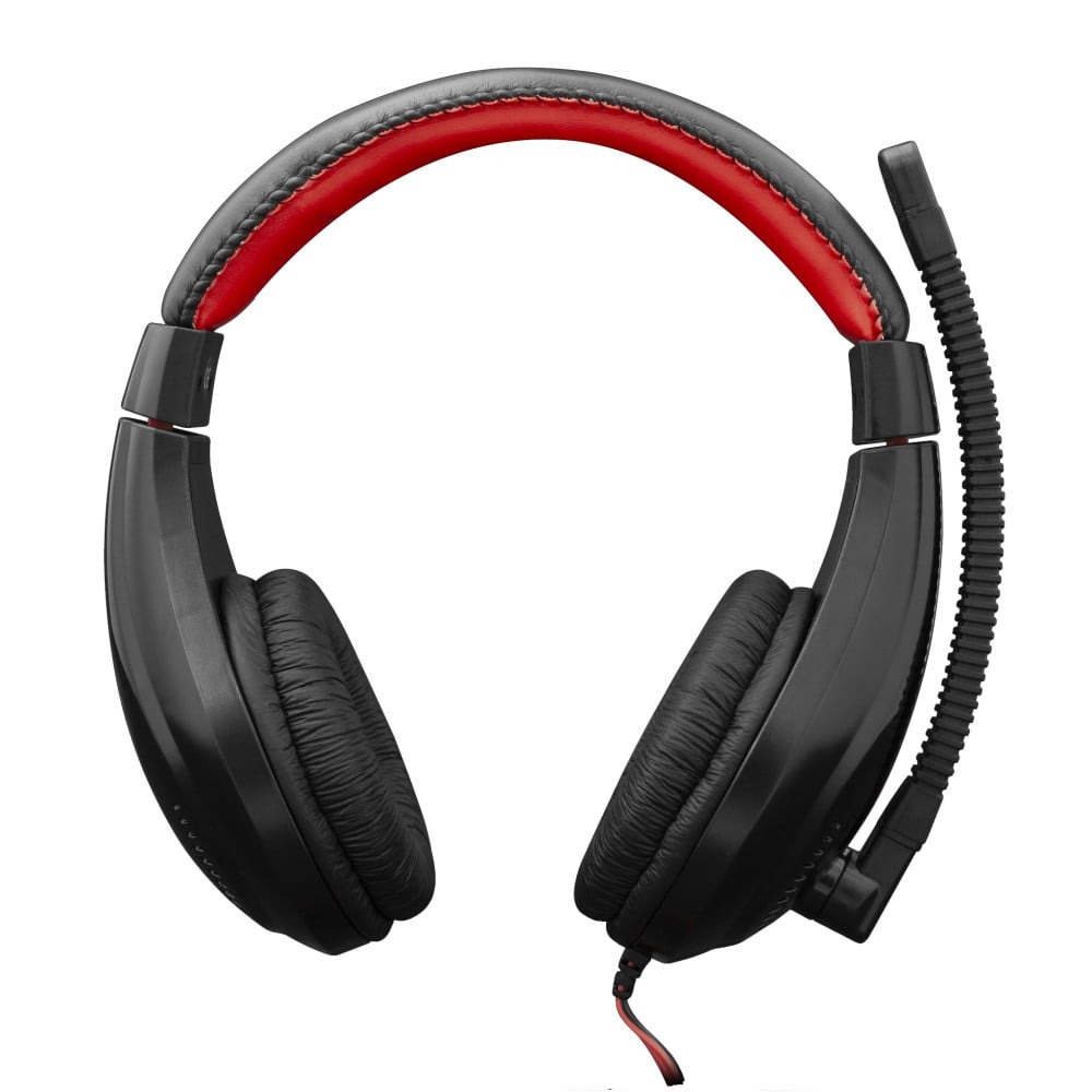 Cuffie Gaming con Microfono Serval Nero Rosso SERVAL