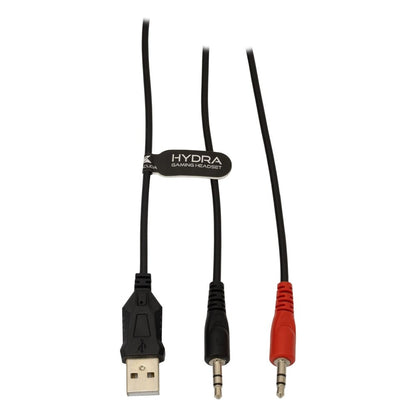 Cuffie Gaming con Microfono e Illuminazione RGB, BGH-021 HYDRA Bianco