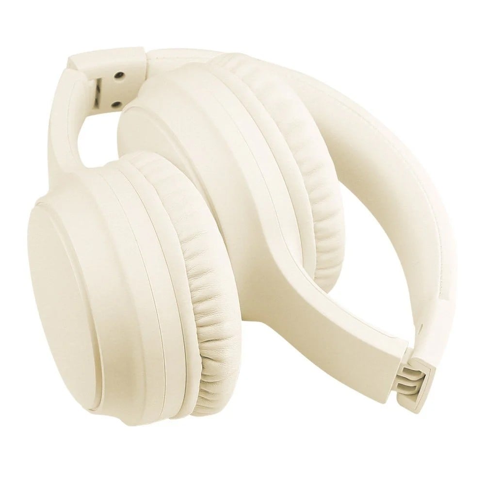 Cuffie Stereo Wireless Pieghevole con Microfono Tonic Beige