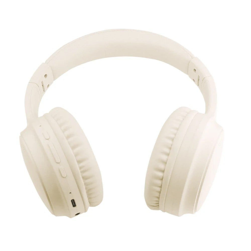 Cuffie Stereo Wireless Pieghevole con Microfono Tonic Beige