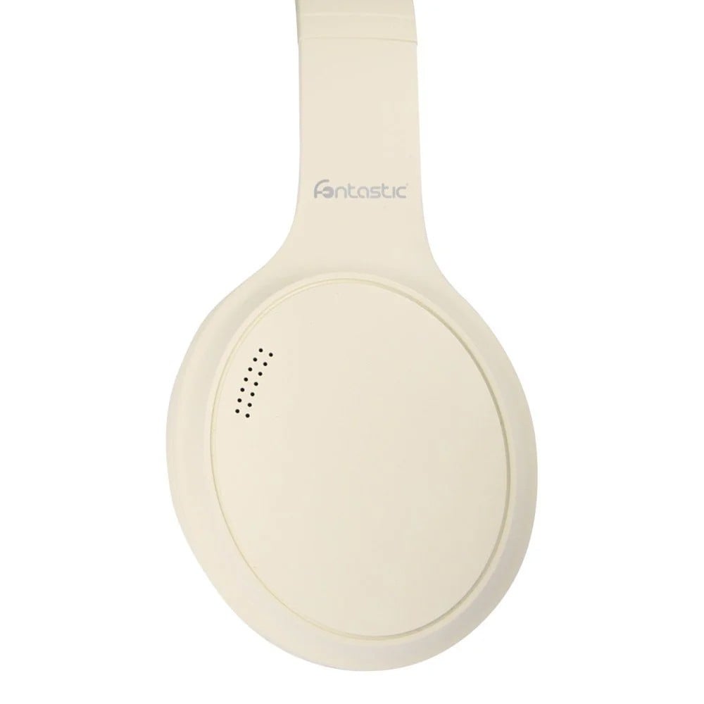 Cuffie Stereo Wireless Pieghevole con Microfono Tonic Beige