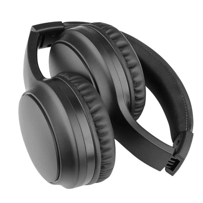 Cuffie Stereo Wireless Pieghevole con Microfono Tonic Nero