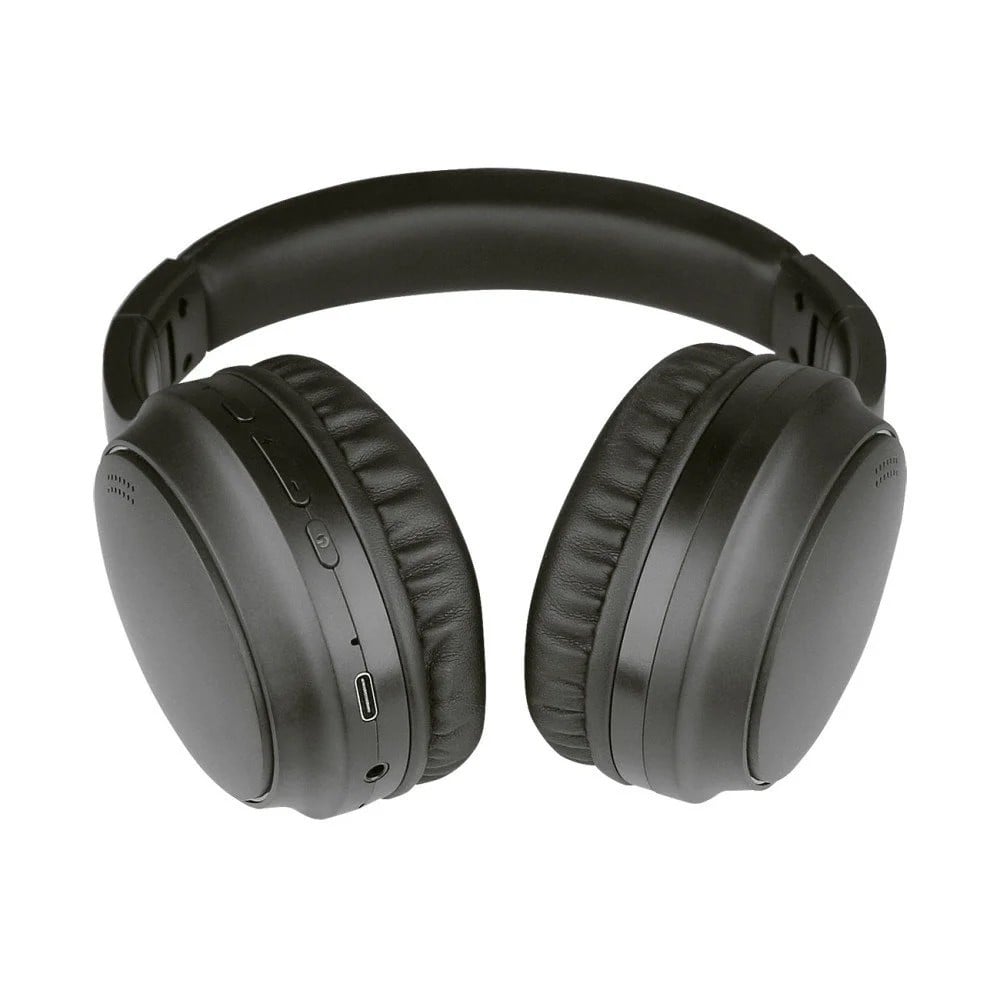 Cuffie Stereo Wireless Pieghevole con Microfono Tonic Nero