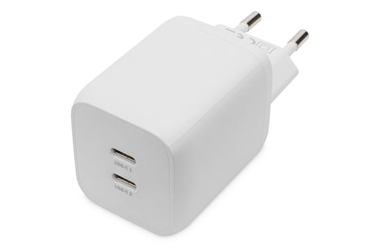 DIGITUS Caricatore USB-C, 2 porte, 65 W GaN