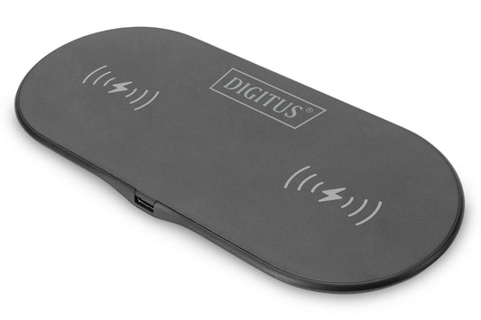 DIGITUS Wireless Charging, Pad, Duo, 15W DIGITUS