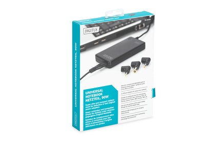 DIGITUS Adattatore di alimentazione per notebook universale, 90W