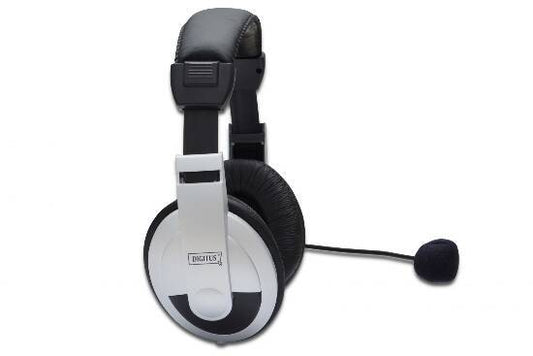 CUFFIE MULTIMEDIA CON MICROFONO, CONTROLLO VOLUME, AURICOLARI IMBOTTITI