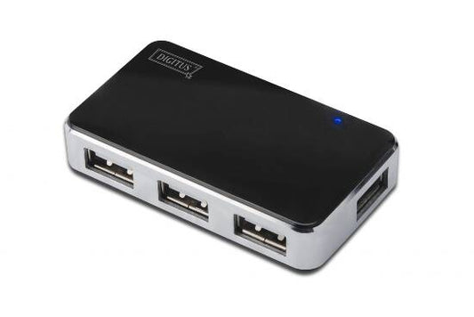 HUB 4 PORTE USB 2.0 CON ALIMENTATORE ESTERNO