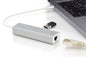 HUB DIGITUS CONNETTORE TIPO C CON 3 PORTE USB 3.0 + PORTA RETE GIGABIT