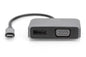 DIGITUS Adattatore grafico USB Type-C™ 4K 2in1 DisplayPort + VGA