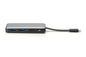 Docking station da viaggio USB-C, 7 porte 1xHDMI, 3xUSB3.0, 1xRJ45, 1xSD, 1xMicroSD, 1xUSB-CPD