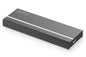 ALLOGGIAMENTO SSD ESTERNO USB TYPE-C 3.1 M.2 (NVME) SENZA ATTREZZI, ALLOGGIAMENTO IN ALLUMINIO, KEY M O KEY B+M