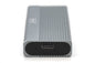 DIGITUS Alloggiamento per disco rigido USB M.2, SSD, esterno, SATA, 6Gbps, USB 3.1 Gen2, alluminio, senza attrezzi