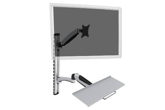 SUPPORTO A PARETE PER MONITOR E TASTIERA