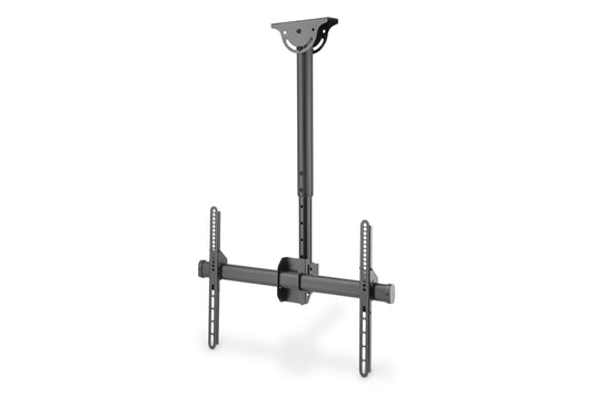 DIGITUS Supporto a soffitto universale per TV con regolazione dell’altezza del supporto telescopica