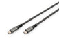 DIGITUS Cavo di collegamento USB 4.0 tipo C MT 3