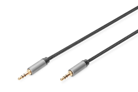 DIGITUS Cavo di collegamento audio, da jack 3,5 mm a jack 3,5 mm mt 1,8
