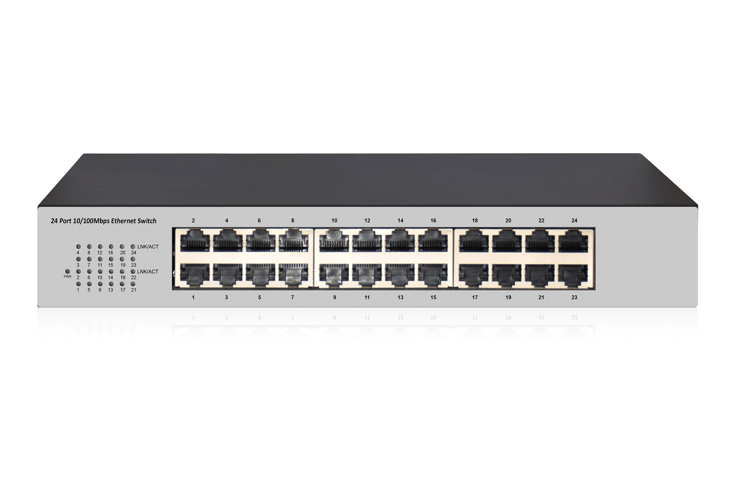 SWITCH DI RETE 24 PORTE RJ45 10/100