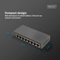 Switch Gigabit a 8 porte, desktop, non gestito, alloggiamento in metallo