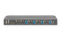 DIGITUS Switch KVM, 4 porte, 4K60Hz, 4 x DP in, 1 x DP/HDMI out