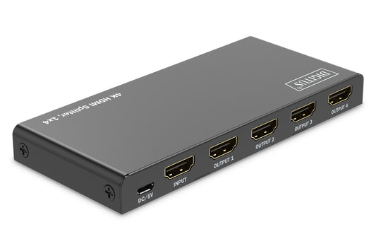 SPLITTER HDMI 1x4 4K/60Hz HDCP 2.2, EDID Control