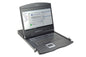 CONSOLE MODULARE PER RACK 19" TFT  CON SWITCH KVM 16 PORTE TASTIERA ITALIANA