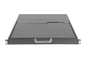 Console KVM modulare HD LCD con TFT da 17", connessione KVM Cat5 a 8 porte, touchpad, layout tastiera italiana