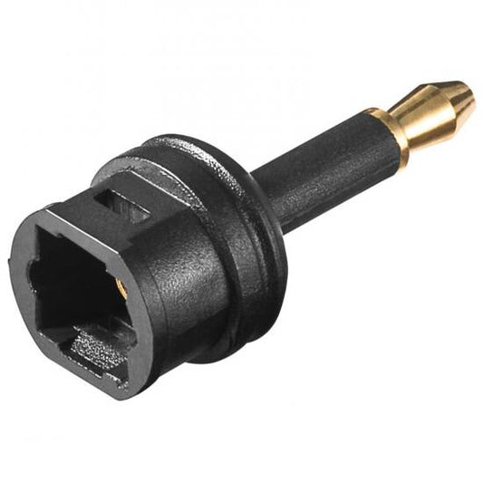 ADATTATORE AUDIO TOSLINK FEMMINA - 3,5MM MINI JACK MASCHIO