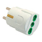 ADATTATORE SPINA ELETTRICA SCHUKO/PRESA ITALIANA TRIPOLARE 10/16A
