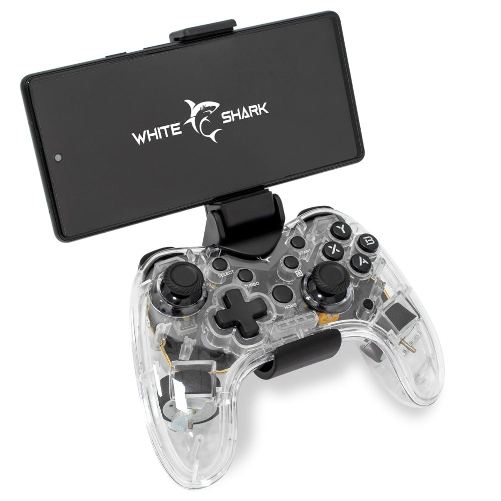 Joypad Controller di Gioco con Retroilluminazione LED e Doppia Vibrazione USB-C&trade; e Bluetooth