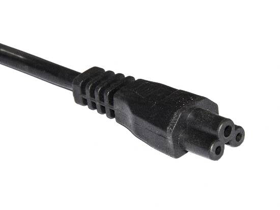 CAVO ALIMENTAZIONE CONNETTORI C14 MASCHIO C5 FEMMINA MT 1,80
