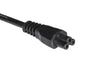 CAVO ALIMENTAZIONE CONNETTORI C14 MASCHIO C5 FEMMINA MT 1,80