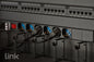 MULTIPRESA DA RACK 19" 6 PRESE UNIVERSALI CON PRESA PER CAVO ALIMENTAZIONE C20