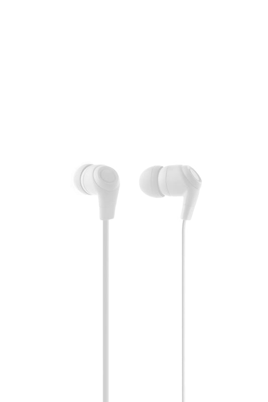 AURICOLARE CON MICROFONO COLORE BIANCO