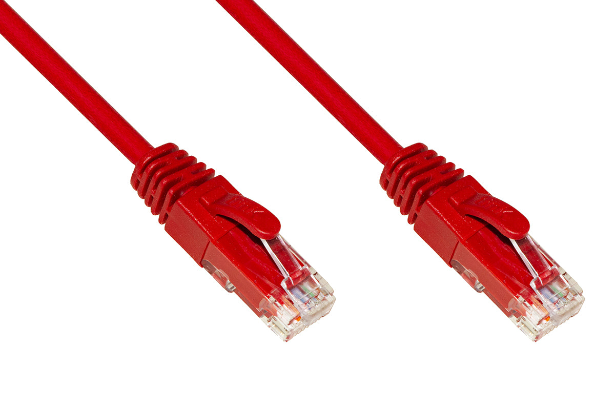 CAVO RETE CATEGORIA 6A NON SCHERMATO UTP AWG24 COLORE ROSSO HALOGENFREE MT 30