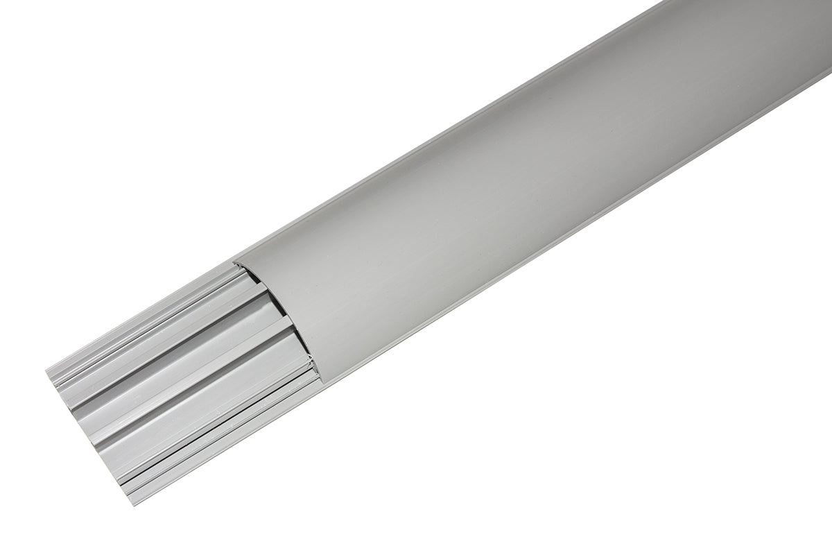 CONFEZIONE 7 CANALINE BOMBATE PASSACAVI CALPESTABILI DA PAVIMENTO PVC MT 1 DIMENSIONI MM 75x20 CON COPERCHIO SCORREVOLE (7 MT IN TOTALE)