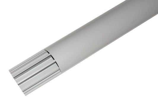 CONFEZIONE 7 CANALINE BOMBATE PASSACAVI CALPESTABILI DA PAVIMENTO PVC MT 1 DIMENSIONI MM 75x20 CON COPERCHIO SCORREVOLE (7 MT IN TOTALE)