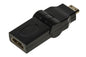 ADATTATORE MINI HDMI® MASCHIO - HDMI® FEMMINA CON CONNETTORE INCLINABILE