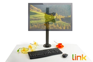 BRACCIO SUPPORTO DA TAVOLO CON MORSA PER VIDEO 13-27" FINO A 10 KG