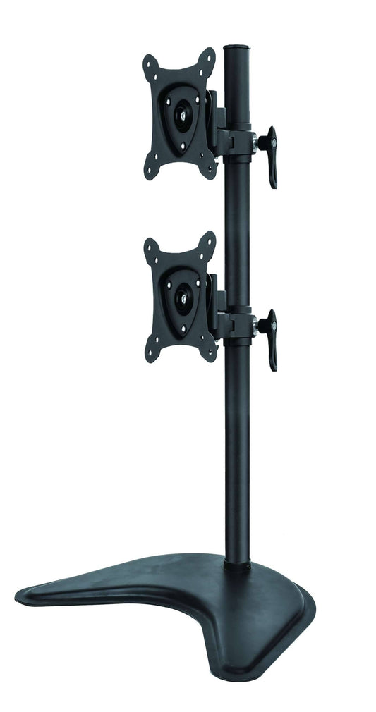 SUPPORTO DA TAVOLO CON BASE FINO A DUE VIDEO FINO A 15 KG DA 13 A 27" FINO A VESA 100X100