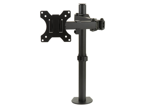 BRACCIO SUPPORTO DA TAVOLO CON MORSA A DUE SNODI PER VIDEO 13-32" FINO A 8 KG