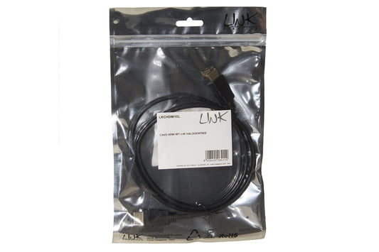 CAVO HDMI® 4Kx2K 60HZ GUAINA HALOGENFREE PER PC, NOTEBOOK, HDTV, ECC CONTATTI DORATI MT 1,8