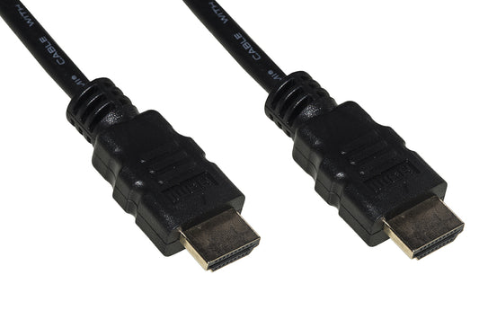 CAVO HDMI® 4Kx2K PER PC, NOTEBOOK, HDTV, ECC CONTATTI DORATI MT 5 COLORE NERO